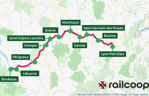 Le projet Railcoop déraille, la liaison Roanne / Bordeaux avec