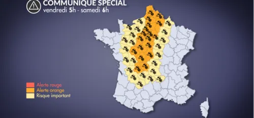 ALERTE ORANGE NEIGE ET VERGLAS POUR CE VENDREDI