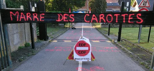 Avesnes-sur-Helpe : le site ENEDIS occupé par les grévistes