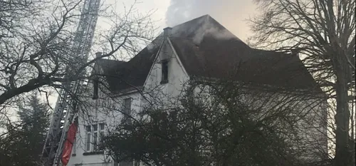 Incendie à l'ancien Groupe Pasteur à Aulnoye-Aymeries