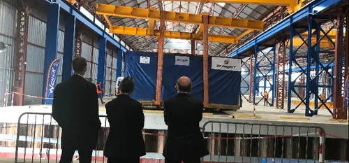 (VIDEO) Hautmont - Première historique au Port à Sec