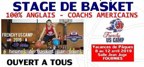 Sport : des américains,pros du basket à Fourmies en Avril