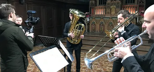 Beethoven - Un Clip tourné à Avesnes-sur-Helpe ce matin
