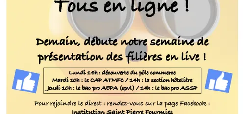 EDUCATION : faire les portes ouvertes via YouTube ?