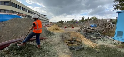 Maubeuge - Le futur Hôpital raccordé au réseau électrique Enedis