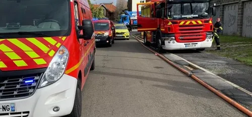 Hautmont - Incendie rue d'Hebburn, une personne dans un état grave