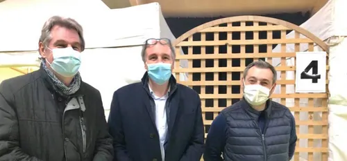 Le centre de vaccination à Avesnes-sur-Helpe, a ouvert hier