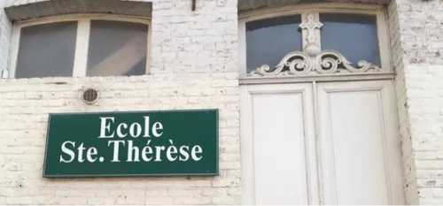 La démolition d'une partie de l'école Ste Thérèse à Le Quesnoy