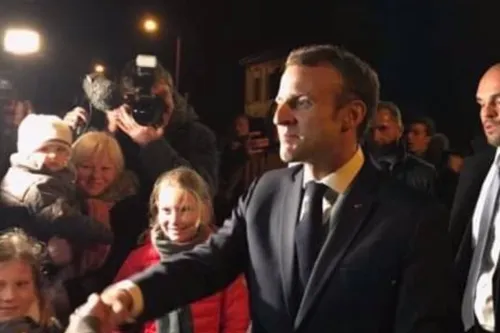 Le Président de la République en visite en Sambre-Avesnois en...