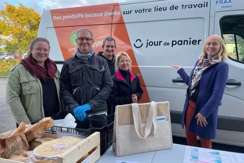 Première distribution du "Jour de Panier" dans le Coeur de l'Avesnois
