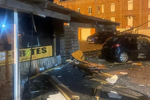 Fourmies : la friterie Basic Frites endommagée par une sortie de...