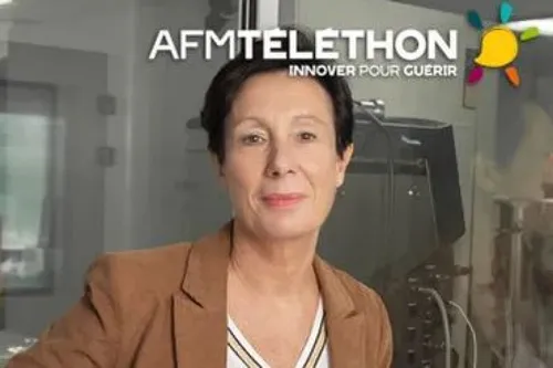 La Présidente nationale de l'AFM-Téléthon à Avesnes-sur-Helpe le 18...