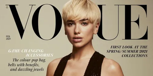 Nouveau look pour Dua Lipa en couverture du Vogue
