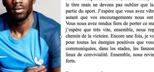 Blaise Matuidi remercie les supporteurs des bleus