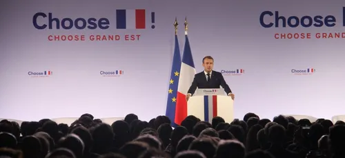 Emmanuel Macron fait la promotion du Grand Est auprès des...