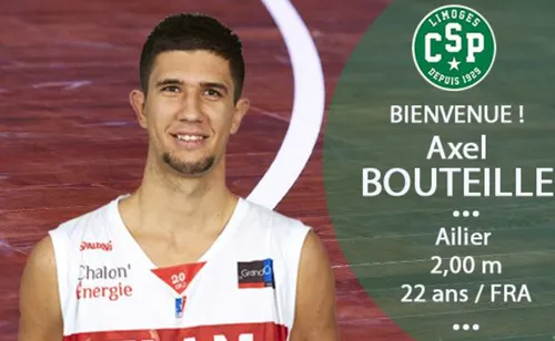 Basket : Axel Bouteille signe avec le Limoges CSP