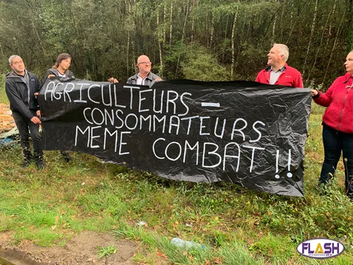 Manifestation du Collectif Citoyens 87 pour défendre le milieu rural
