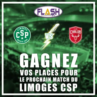 JEU LIMOGES CSP / CHALON : Liste des gagnants