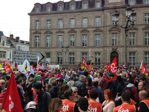 Loi travail : nouvelle manifestation jeudi à Limoges