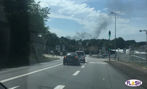 Incendie dans une déchèterie Véolia à Limoges