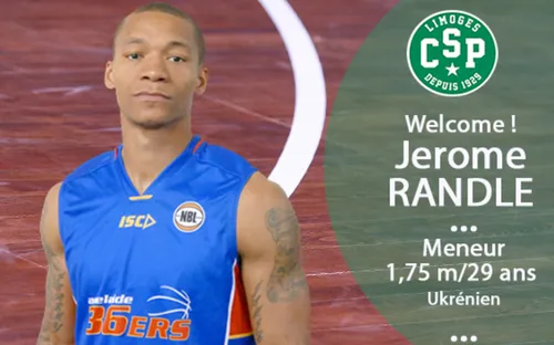 Basket : Jérôme Randle signe avec le Limoges CSP