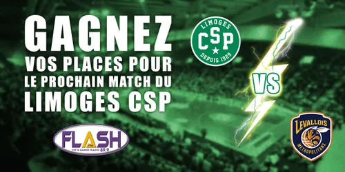 JEU LIMOGES CSP / LEVALLOIS : Liste des gagnants