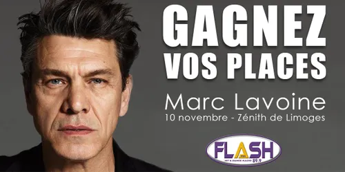 Gagnez vos places pour le concert de Marc Lavoine !