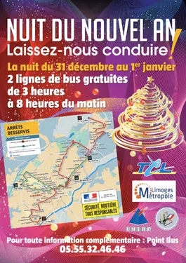 Transports gratuits pour le réveillon