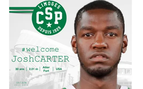 Basket : Le Limoges CSP signe Joshua CARTER