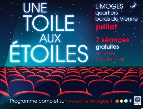 "Une toile aux étoiles" Des séances de cinéma en plein air durant...