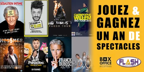 Gagnez 1 an de spectacles avec Flash FM !