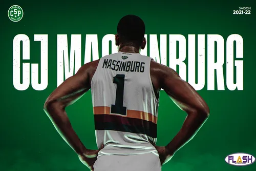 Basket : Le Limoges CSP prolonge CJ Massinburg jusqu'en fin de saison