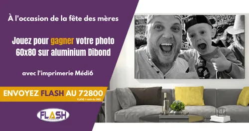 Gagnez vos impressions photo en 60x80cm sur alu dibond