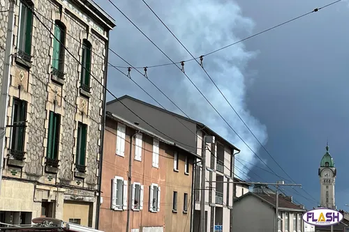 Limoges : un violent incendie rue Aristide Briand fait un brûlé grave