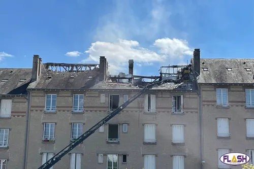 Limoges : un important incendie dans la Cité des Coutures