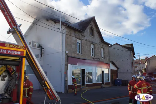Limoges : Un incendie ravage un appartement Rue de Toulouse