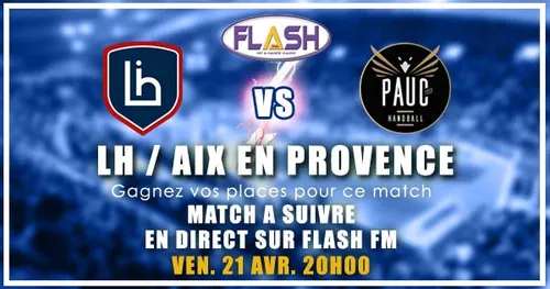 Handball : Gagnez vos invitations pour LH / Aix en Provence