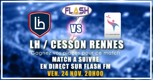 Handball : Gagnez vos invitations pour LH / Cesson Rennes