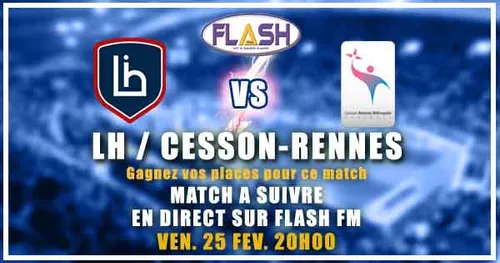 Handball : Gagnez vos invitations pour LH / Cesson-Rennes
