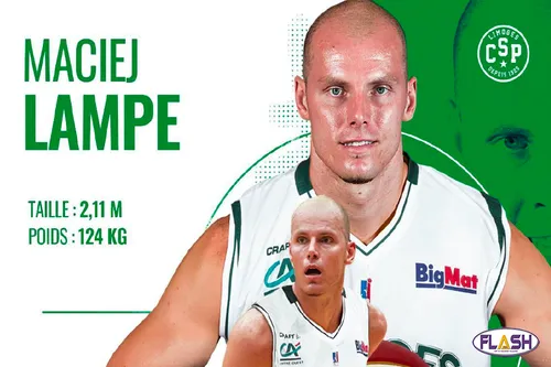 Maciej Lampe rejoint le Limoges CSP