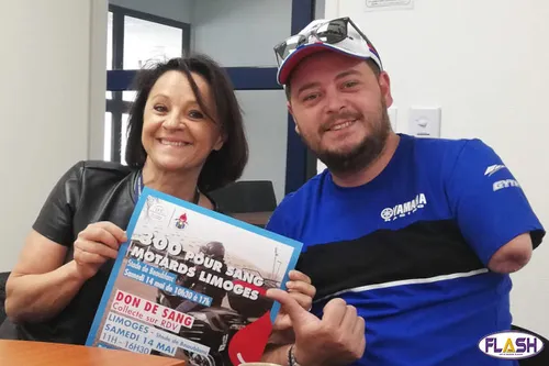 Les motards de la Haute-Vienne se mobilisent pour le don du sang