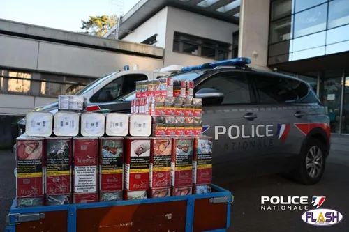 Limoges : 2 individus interpellés pour contrebande de cigarettes
