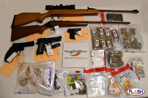 Limoges : 5 individus interpellés pour détention d’armes et trafic...