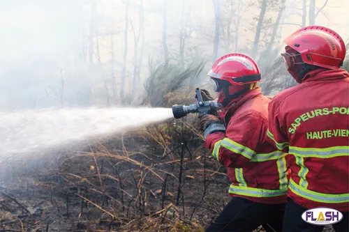 Haute-Vienne : Les pompiers appellent à la vigilance face aux feux...