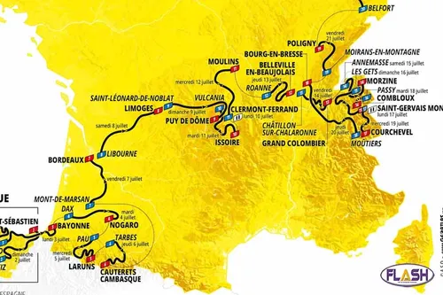 Cyclisme : le Tour de France fera étape à Limoges en juillet 2023