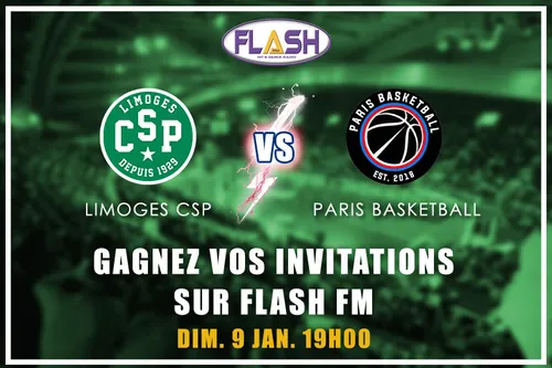 Gagnez vos places pour CSP / Paris Basketball