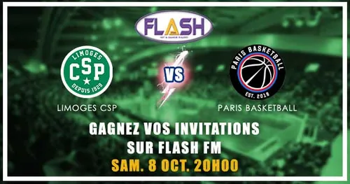 Gagnez vos places pour Limoges CSP / Paris Basketball