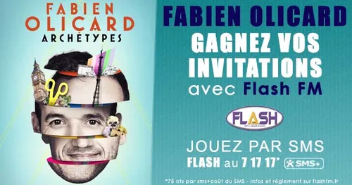 Gagnez vos invitations pour le spectacle de Fabien Olicard au Grand...