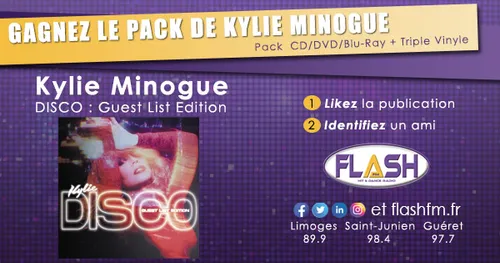Gagnez l'album DISCO : Guest List Edition de Kylie Minogue