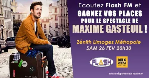 Gagnez vos places pour le spectacle de Maxime Gasteuil au Zénith